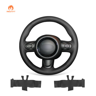 Black Artificial Leather Steering Wheel Cover for Mini Cooper Clubman ...