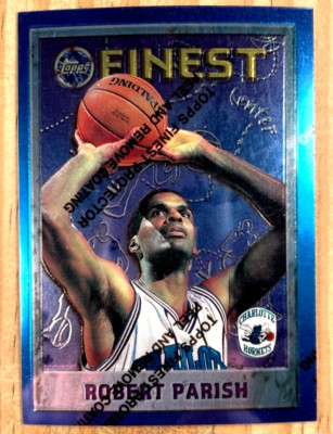 1995-96 TOPPS FINEST ROBERT PARISH W/PEEL CARD#96 NM-MT BOSTON CELTICS WARRIORS
