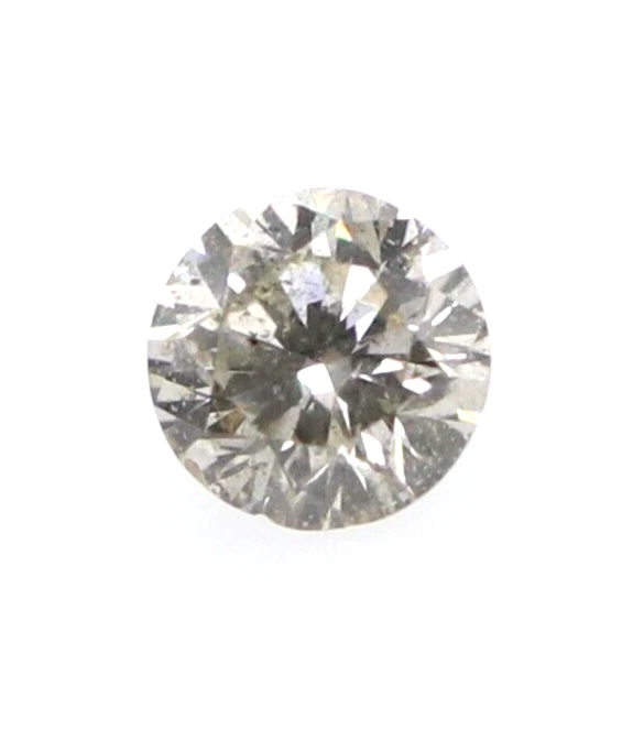 Certified 0.06 Ct Natural Diamond Round Brilliant Cut I Color SI3 Clarity Loose - Image 3 of 4