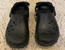 Crocs MTN All Terrain Clogs Black Men's 8 Women's 10 Slip On Sandals