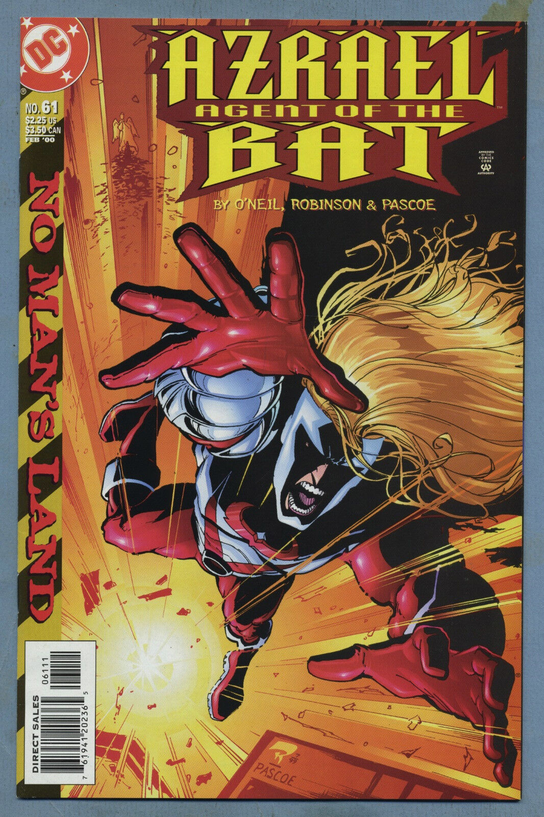 Azrael Agent of the Bat #61 2000 No Man's Land DC Comics v