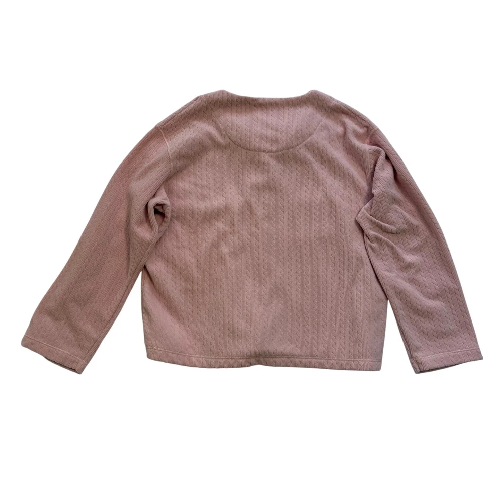 Conjunto de pijama de salón rosa de 2 piezas Laura Ashley para mujer talla grande acogedor Grandmacore Foto 2 de 4