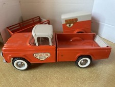 UHaul Nylint Ford Truck With 2 Trailers - Pressed Steel 1960s
