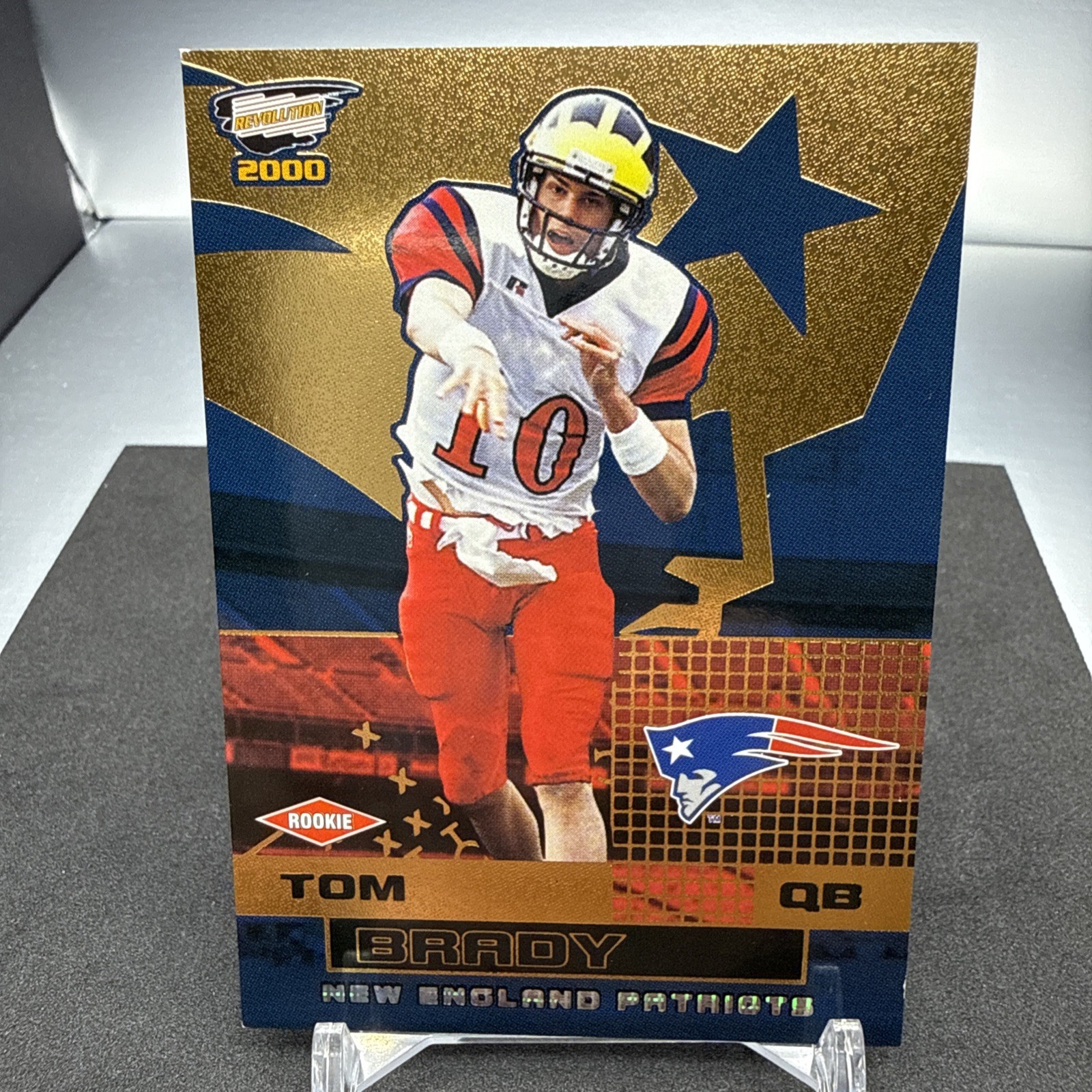 2000 Tom Brady Pacific Revolution 171/300. EXTREMELY RARE. Rookie Card
