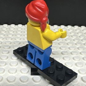 LEGO Pirate Minifigure Anchor Dark Purple Vest Red Bandana pi013 6290 6281 6289