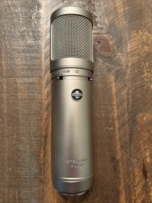 Sterling Audio ST66 Tube Condenser Microphone With Power Source and Shock Mount