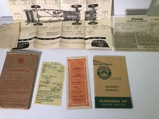 1936 Oldsmobile Six Manuals Owners Firestone Lubricationbill Of Sale Serv