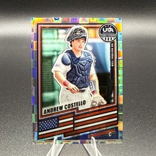 2026 PRIZM STARS AND STRIPES Andrew Costello SILVER PANDORA TEAM USA ROOKIE
