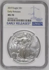 2019 Silver Eagle S$1 Early Releases