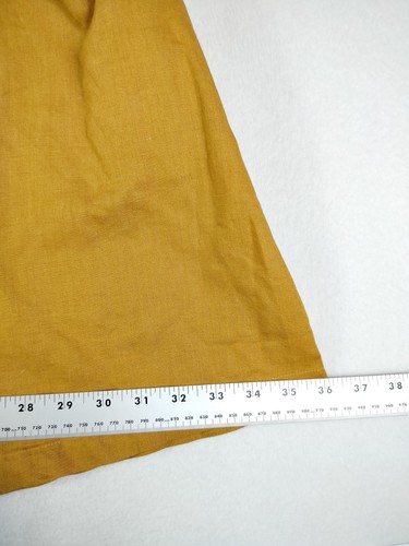 Grae Cove Women's Skirt Large Orange Linen Cottagecore Prairiecore Minimalist - Picture 12 of 15
