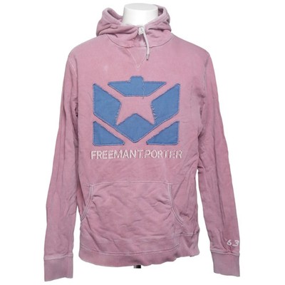 Freeman T. Porter, Kapuzenpullover, Größe: M, Pink/Blau, Baumwolle, Print #G07