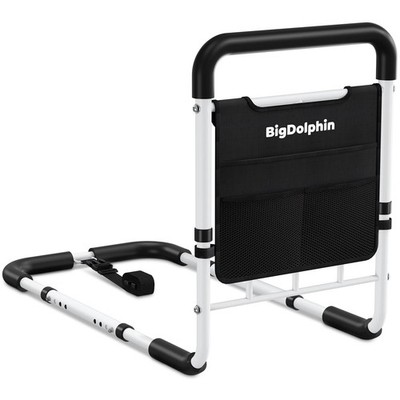 BigDolphin Bed Assist Rail  ASTM Approved, Adjustable Bed Cane with NonSlip E...