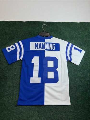 INDIANAPOLIS COLTS 1998 Peyton Manning # 18 YOUTH JERSEY M 10/12 Blue-White M&N - Picture 7 of 9