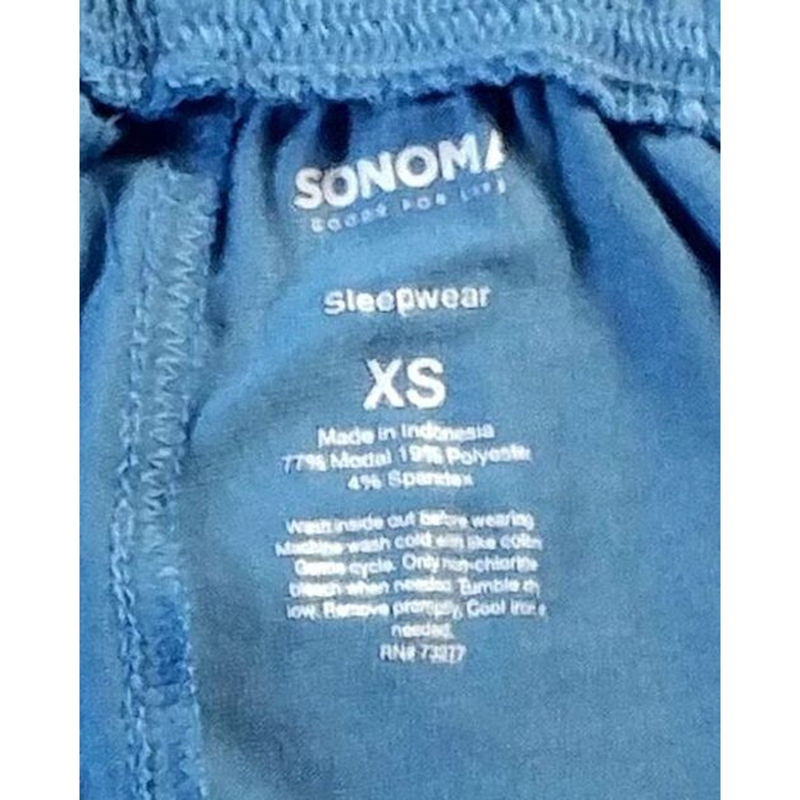 SO Goods for Life 2 Pc Pajama Set Button Top & Pants Women's XS NWT