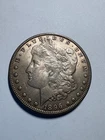 1896 Circulated Morgan Silver Dollar (No Mint Mark)