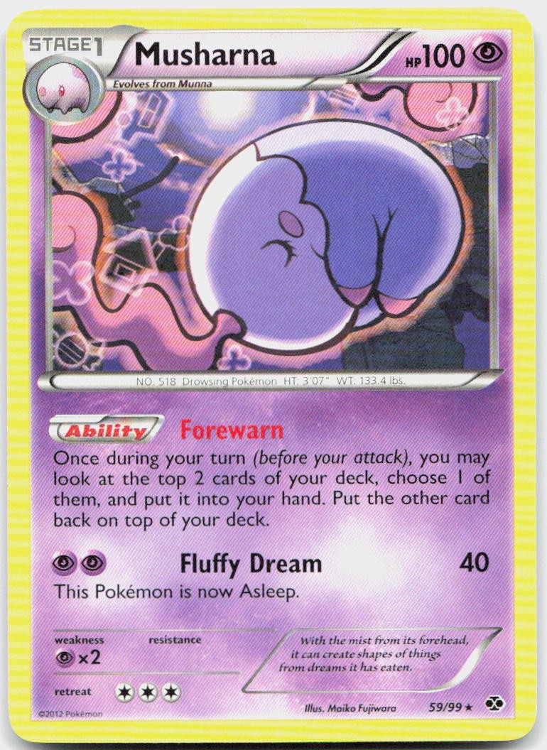 Musharna 59/99 Rare Next Destinies Pokemon NM/M