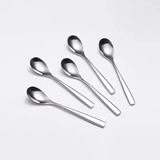 6.1"Small Dessert Spoons, Yogurt,Coffee,Espresso,Ice Cream Spoons SUS 304 Stainl