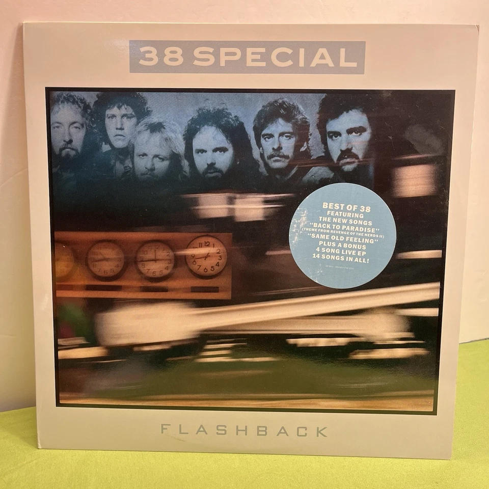 38 SPECIAL “Flashback” promo Lp & 7” EP (4 live songs), 1987 A&M Records, NM ! - Image 3 of 4