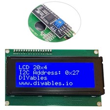 LCD 20x4 Display Screen I2C Interface Module For Arduino ESP32 Raspberry Pi