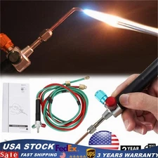 Jewelry Jewelers liquefied gas Little Torch Welding Soldering kit w/ 5 tips USA