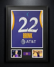Cameron Brink Signed Los Angeles Sparks Nike Jersey Framed PSA COA Auto Display