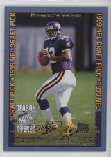 1999 Topps Season Opener 1999 NFL Draft Pick Daunte Culpepper #159 3gq