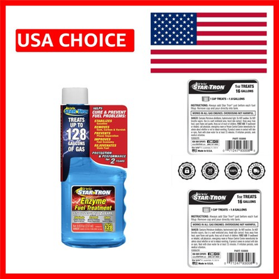 #ad All Engine Fuel Stabilizer 8 Oz Concentrated Formula Treats 128 Gallons $13.99
