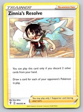 Zinnia's Resolve 164/203 SWSH07: Evolving Skies Pokemon Card - NM