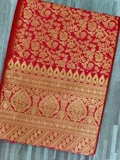 Designer Sari Bollywood Bridal Silk Saree Blouse South Indian Party Wear Saree