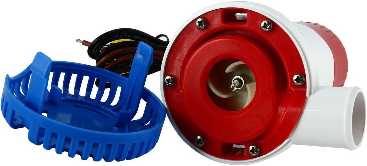 Submersible Boat Bilge Water Pump 12v 1100gph Non-Automatic Marine Electric... 