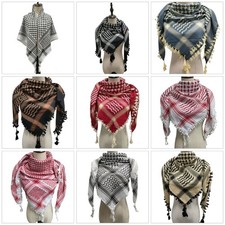 Ethnic Arab Keffiyeh Head Scarf Arabian Shemagh Traditional Cultural Headwrap