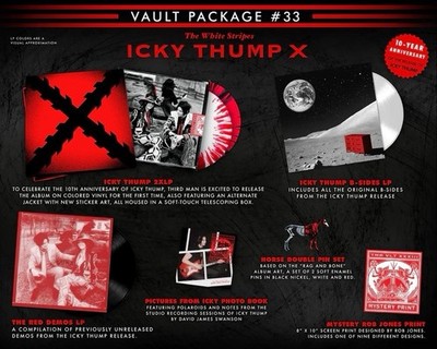 Third Man Records TMR Vault 33 Icky Thump X White Stripes Complete