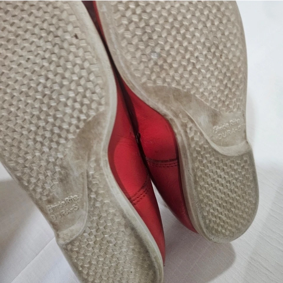 Adorable Start Rite Mary Janes Vintage TODOS Cuero Niñas Niños Zapatos 1960 Talla 8 Foto 3 de 4