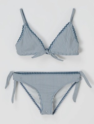 Shiwi Mädchen Badeanzug Set Schwimmanzug Blau/Weiß 152cm UK28