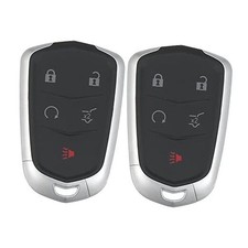 2pcs 433MHz HYQ2EB Replacement Keyless Entry Remote Car Key Fob for Cadillac