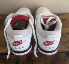 Nike Air Jordan 4 RM GS White Red Black Low T...