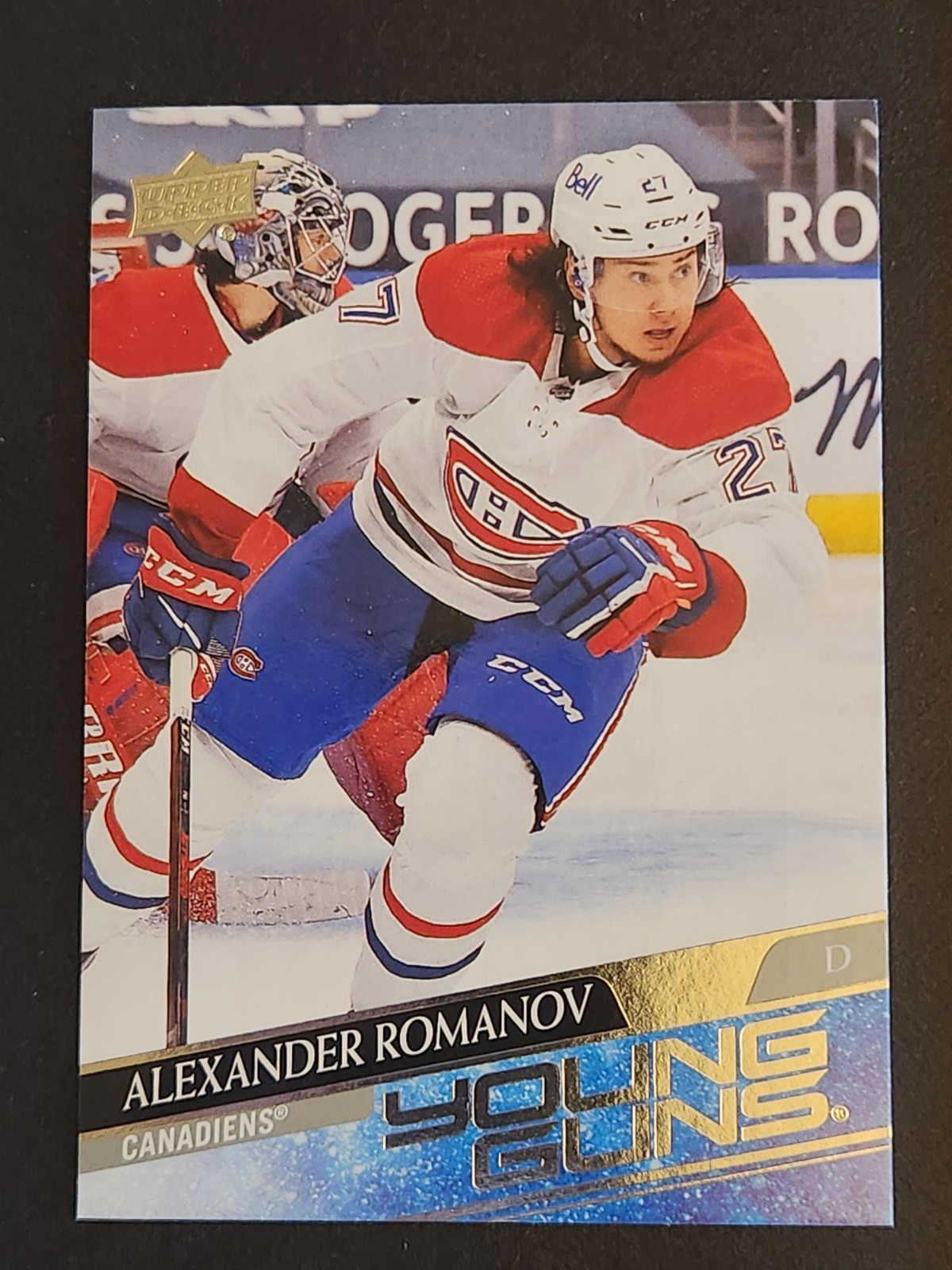 ALEXANDER ROMANOV #455 2020-21 Upper Deck YOUNG GUNS RC MONTREAL CANADIENS