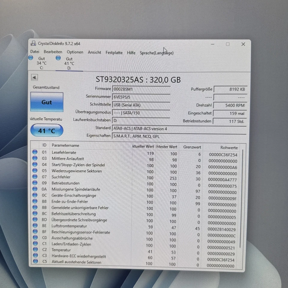 Iomega SPHDU 320 GB Externe Festplatte 2,5 Zoll - Bild 2 von 2