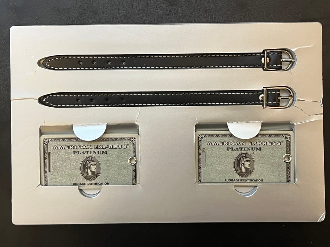 American Express Platinum Luggage Tags #037619 | eBay
