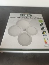 Hispec 24w Circular Slimline LED Panel Light 6400K Daylight Lamp Downlight