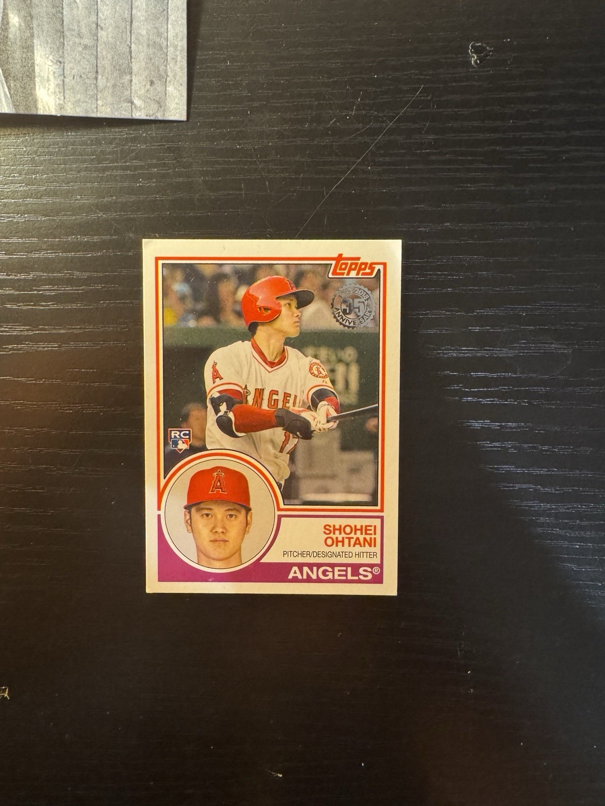 Topps 2018 Shohei Ohtani Rookie RC 1983 Design Rookies Insert #83-1