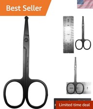 Ergonomic Nose and Ear Hair Trimmer - Safe Rounded Tips for Effortless Grooming
