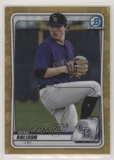 2020 Bowman Chrome Prospects Gold Refractor 15/50 Ryan Rolison #BCP-137 0m4q