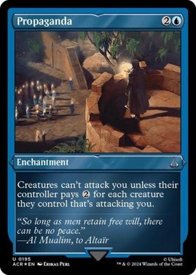 Propaganda (Foil Etched) -Foil Near Mint MTG Universes Beyond: Assassin's Creed