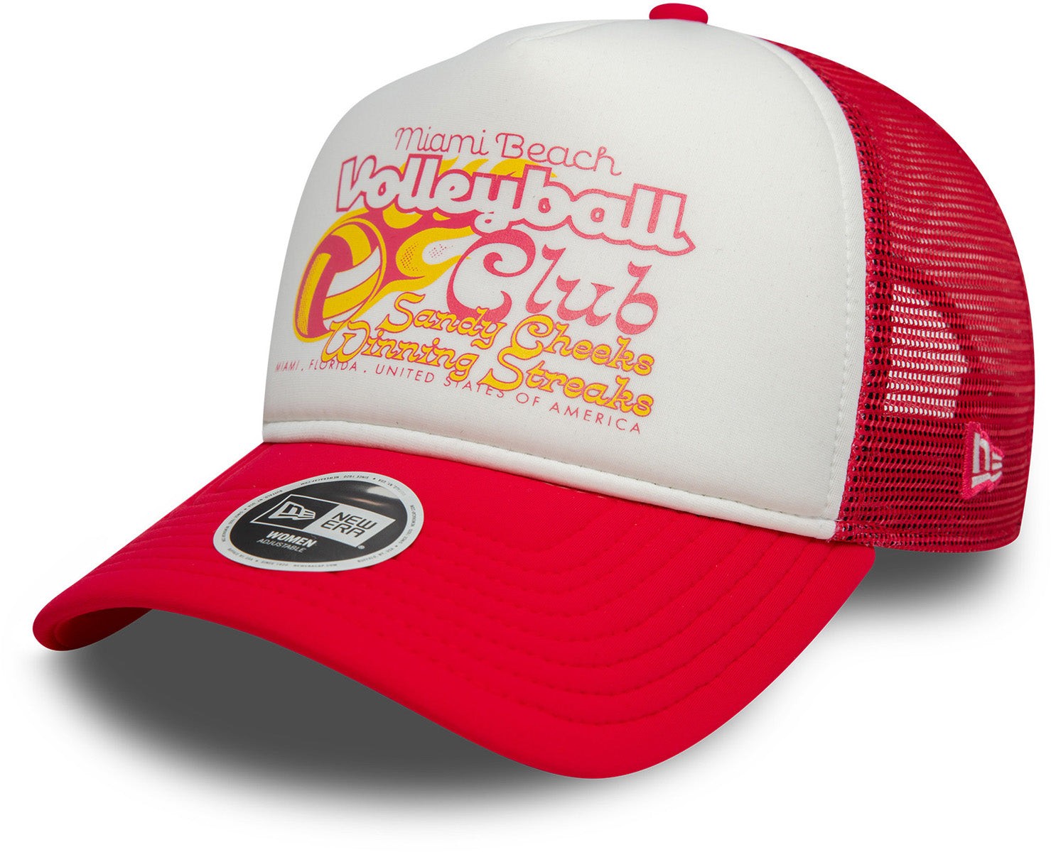 Gorra Trucker De Mujeres New Era Miami Beach Volleyball