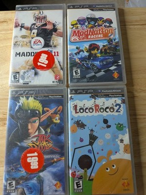 PSP NEW SEALED Video Game Lot 4 Games UMD Jak and Daxter Madden Loco Roco
