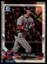 2018 Bowman Draft Chrome Raynel Delgado Cleveland Indians #BDC-176