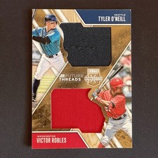 2017 Elite Extra Edition Dual Patch Holo Gold #/99 Victor Robles / Tyler O'Neill