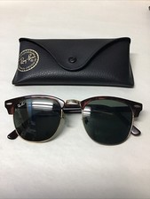 Ray-Ban RB3016 W0366 ClubMaster 51mm Lens Tortoiseshell/Gold Frame Sunglasses
