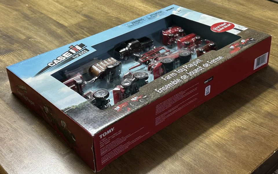 Case IH Farm Toy Playset 1:64  Horses Vehicles Tomy CNH 2016 - New, Unopened - Image 2 of 2